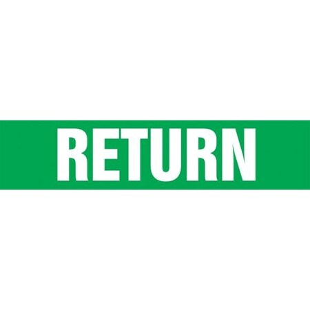 Accuform ASME ANSI PIPE MARKER RETURN RPK613STF RPK613STF